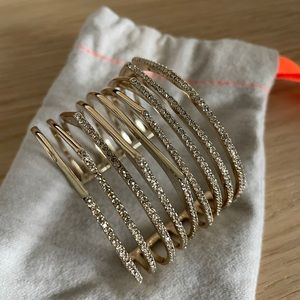 Alexis Bittar
Crystal Encrusted Origami Cuff Bracelet